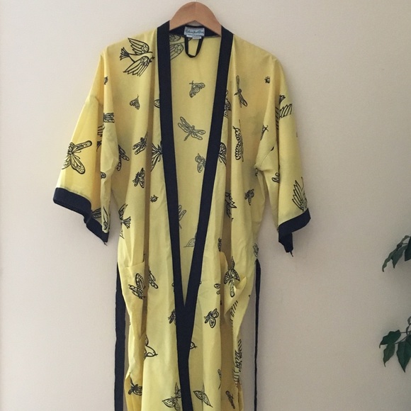 Bahama Hand Prints Robe - Picture 3 of 8